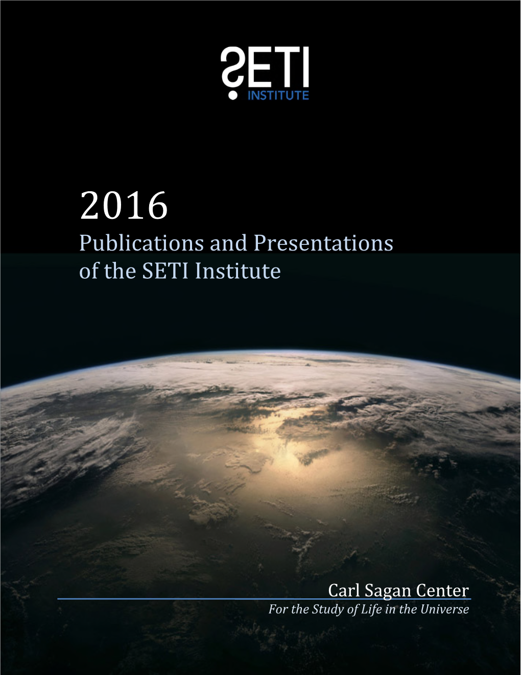 Publications and Presentations of the SETI Institute