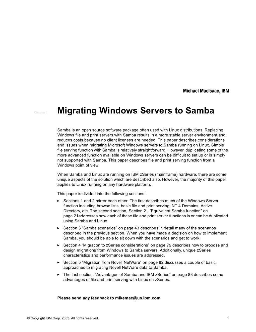 Migrating Windows Servers to Samba