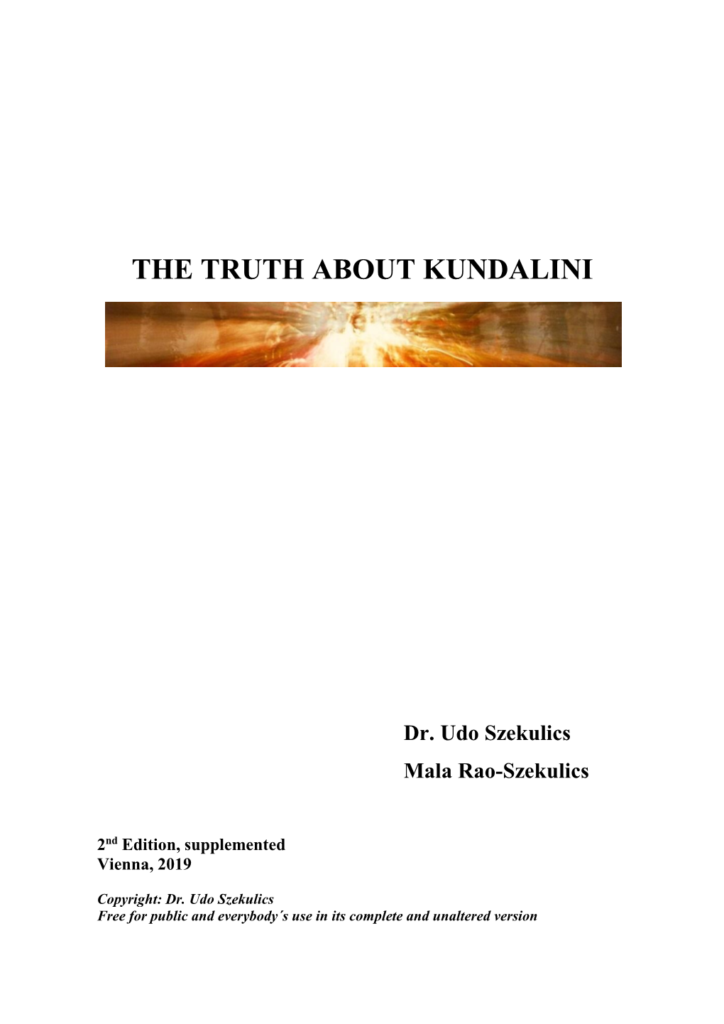 The Truth About Kundalini