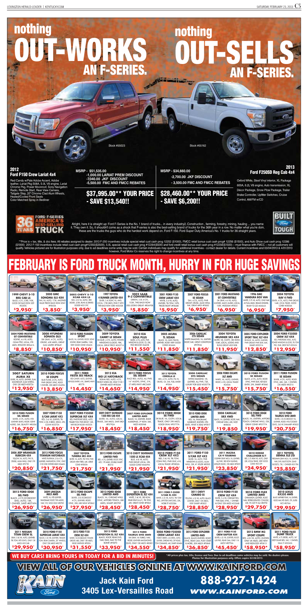 February Is Ford Truck Month, Hurry in for Huge Savings
