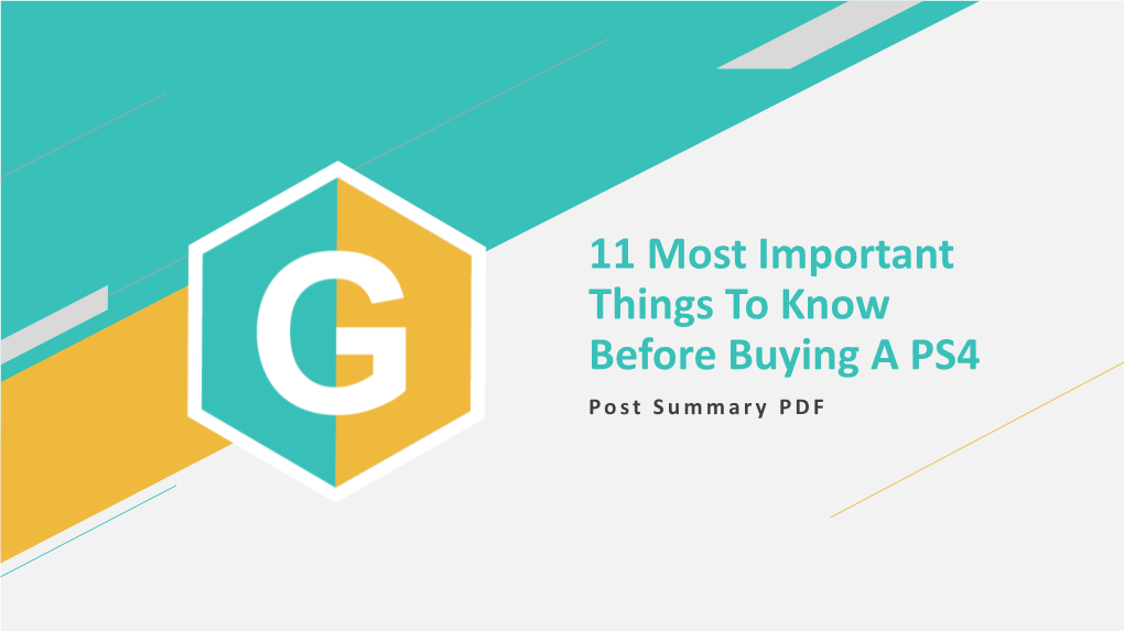 11 Most Important Things to Know Before Buying A
