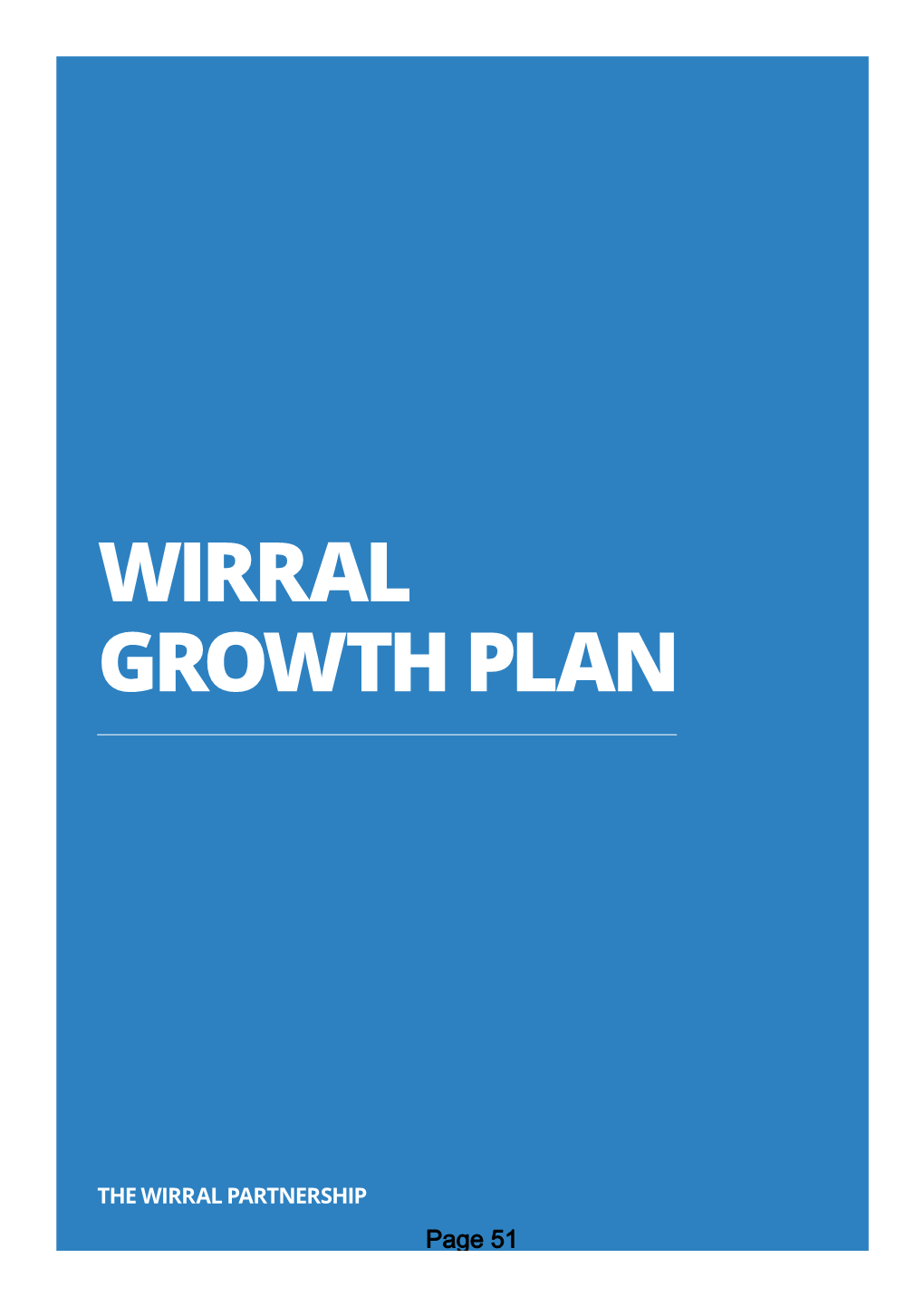 Wirral Growth Plan