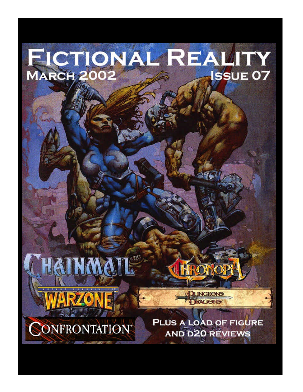 Fictional Reality TABLE of CONTENTS from the Editor