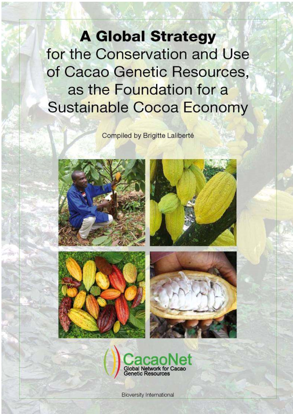 A Global Strategy for the Conservation and Use of Cacao Genetic Resources, As the Foundation for a Sustainable Cocoa Economy (B