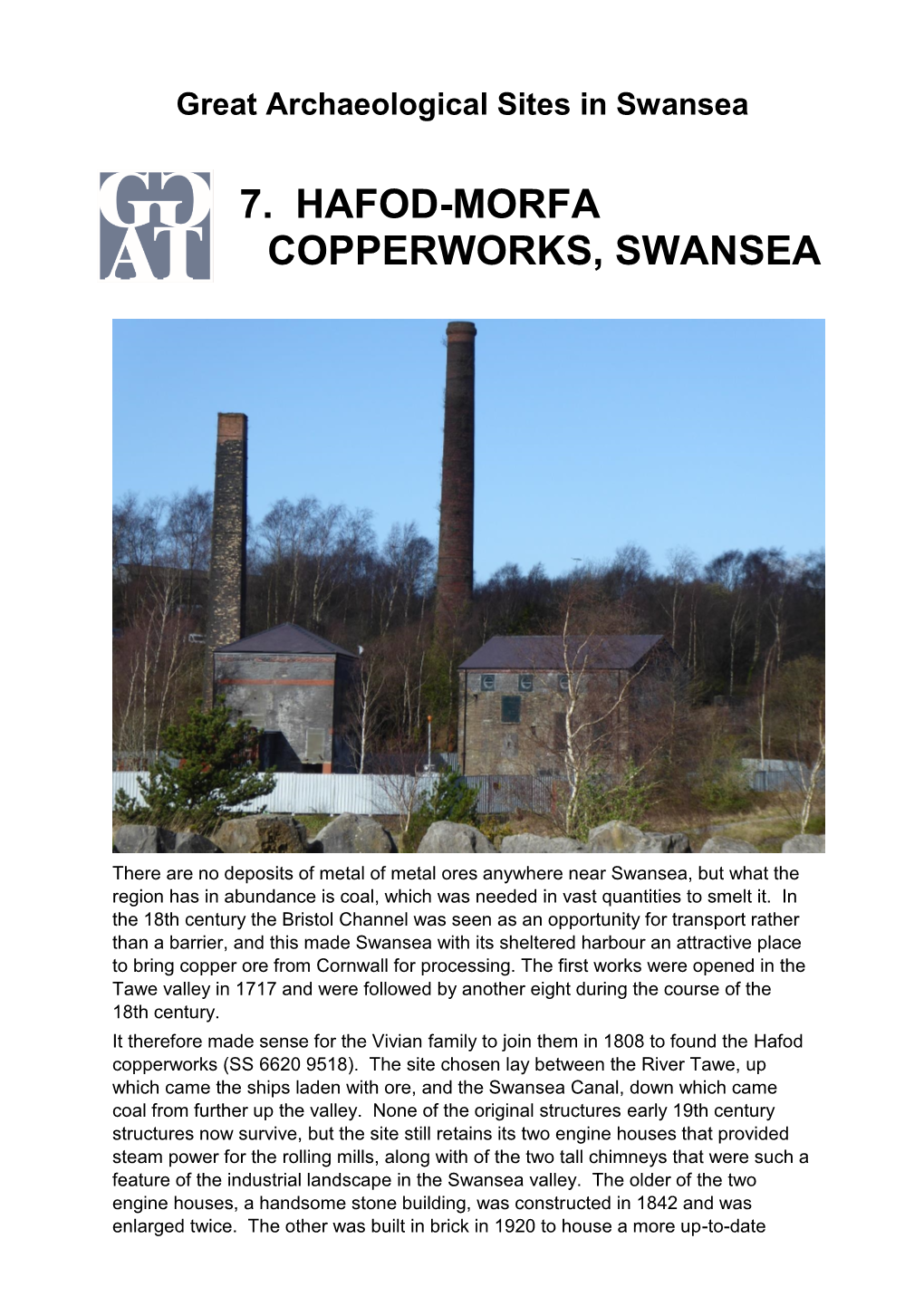 7. Hafod-Morfa Copperworks, Swansea