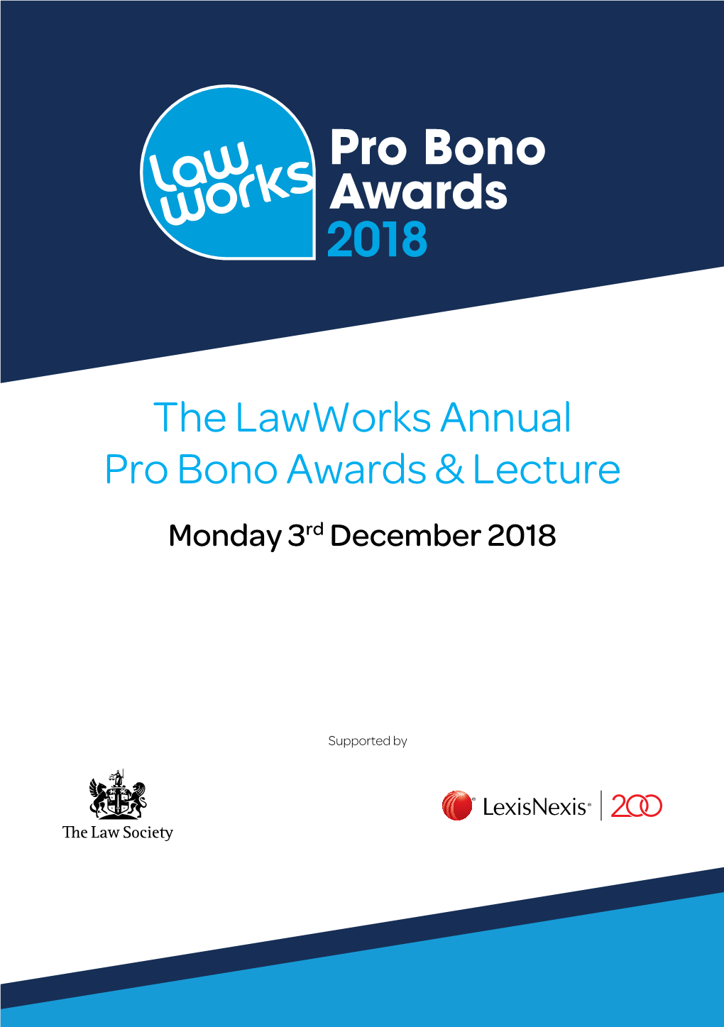 2018 Lawworks Pro Bono Awards Programme