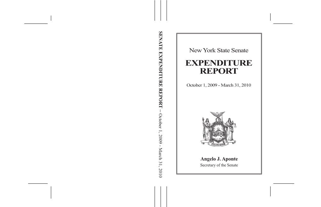 Expenditure Report