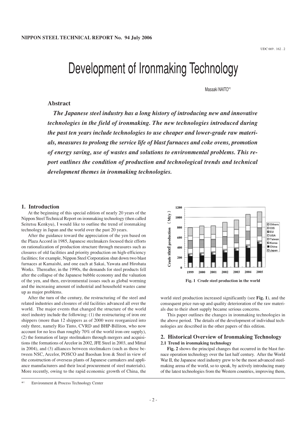 Development of Ironmaking Technology(3769KB)