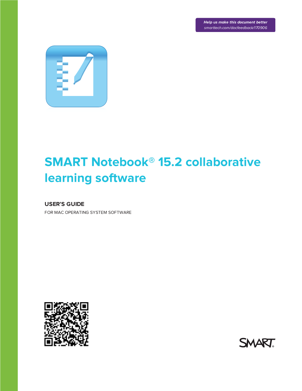 SMART Notebook 15.2 User's Guide for Mac OS X Operating System Software