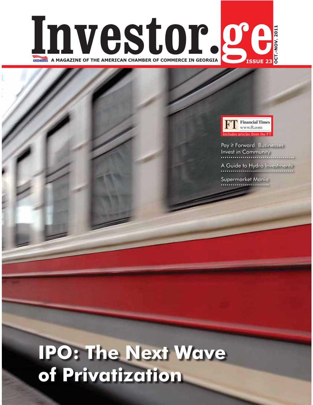IPO: the Next Wave of Privatization