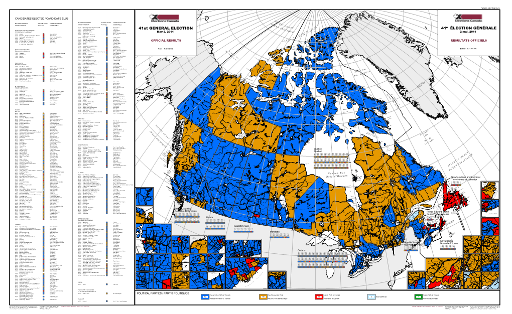 41St GENERAL ELECTION 41 ÉLECTION