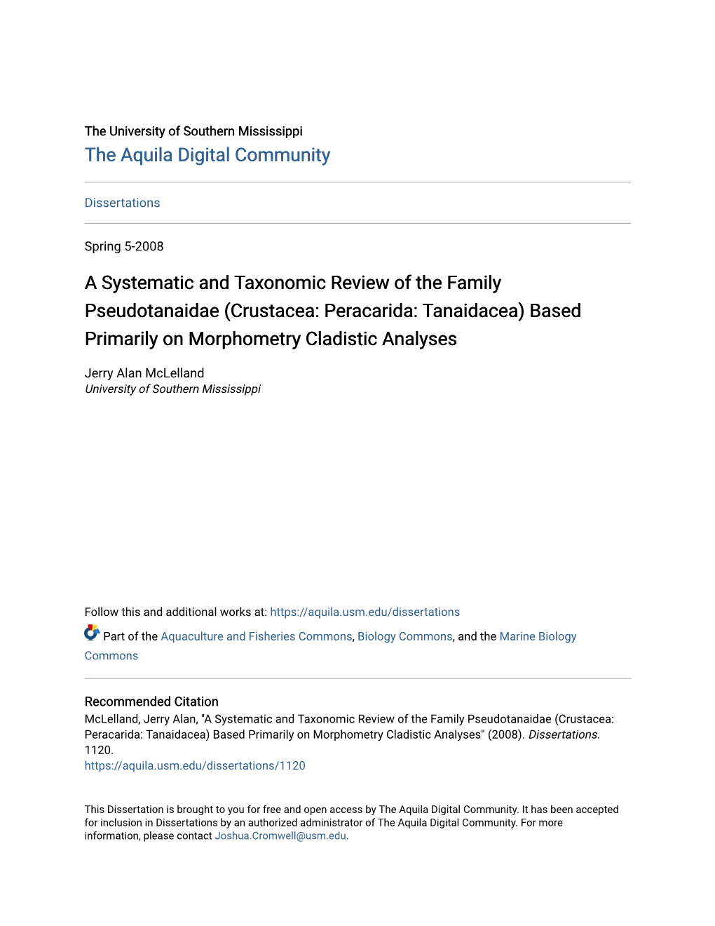 A Systematic and Taxonomic Review of the Family Pseudotanaidae (Crustacea: Peracarida: Tanaidacea) Based Primarily on Morphometry Cladistic Analyses