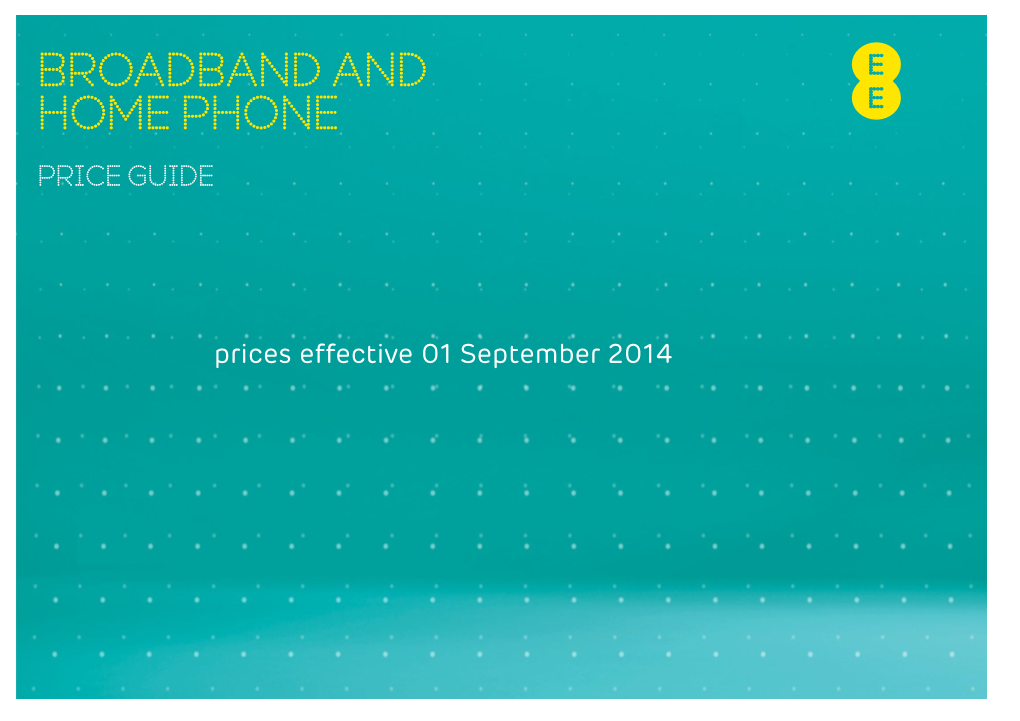 Broadband and Home Phone Price Guide