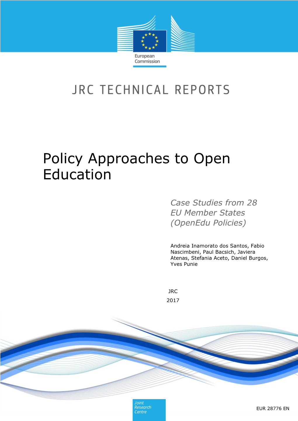 Policy Approaches to Open Education