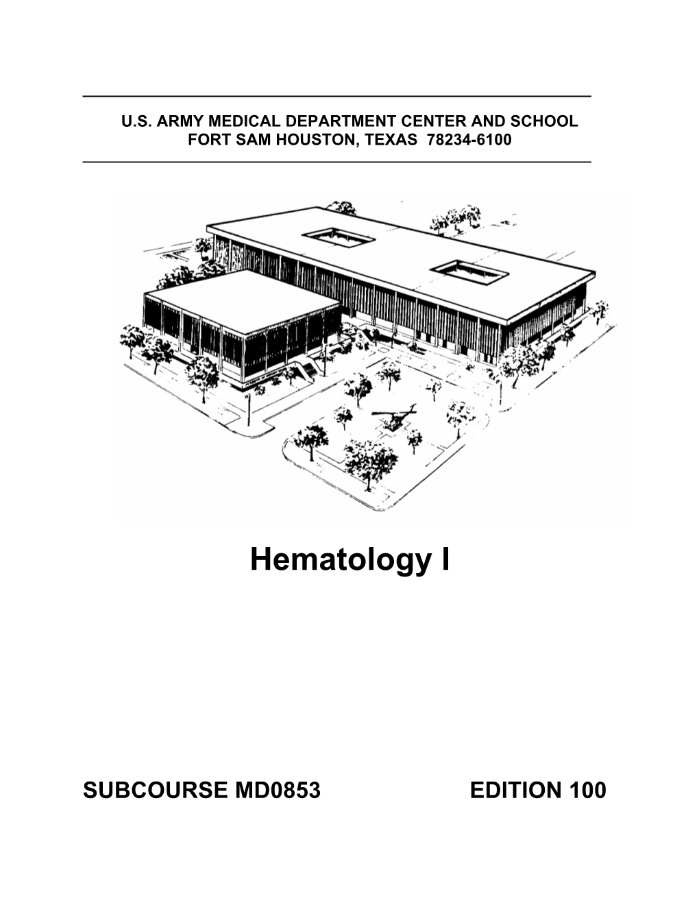 Hematology I