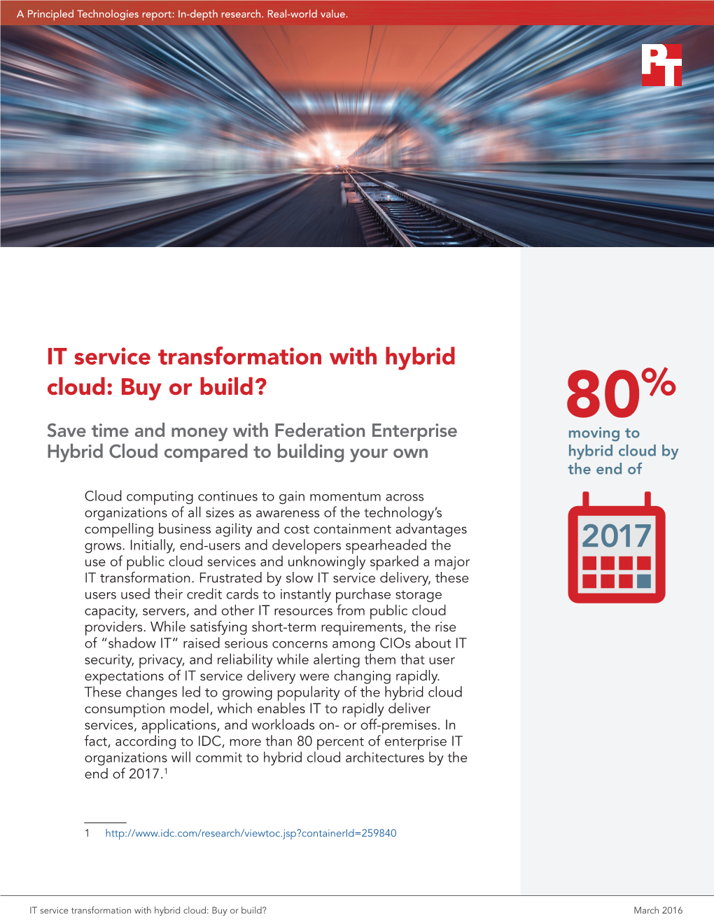 IT Service Transformation with Hybrid Cloud