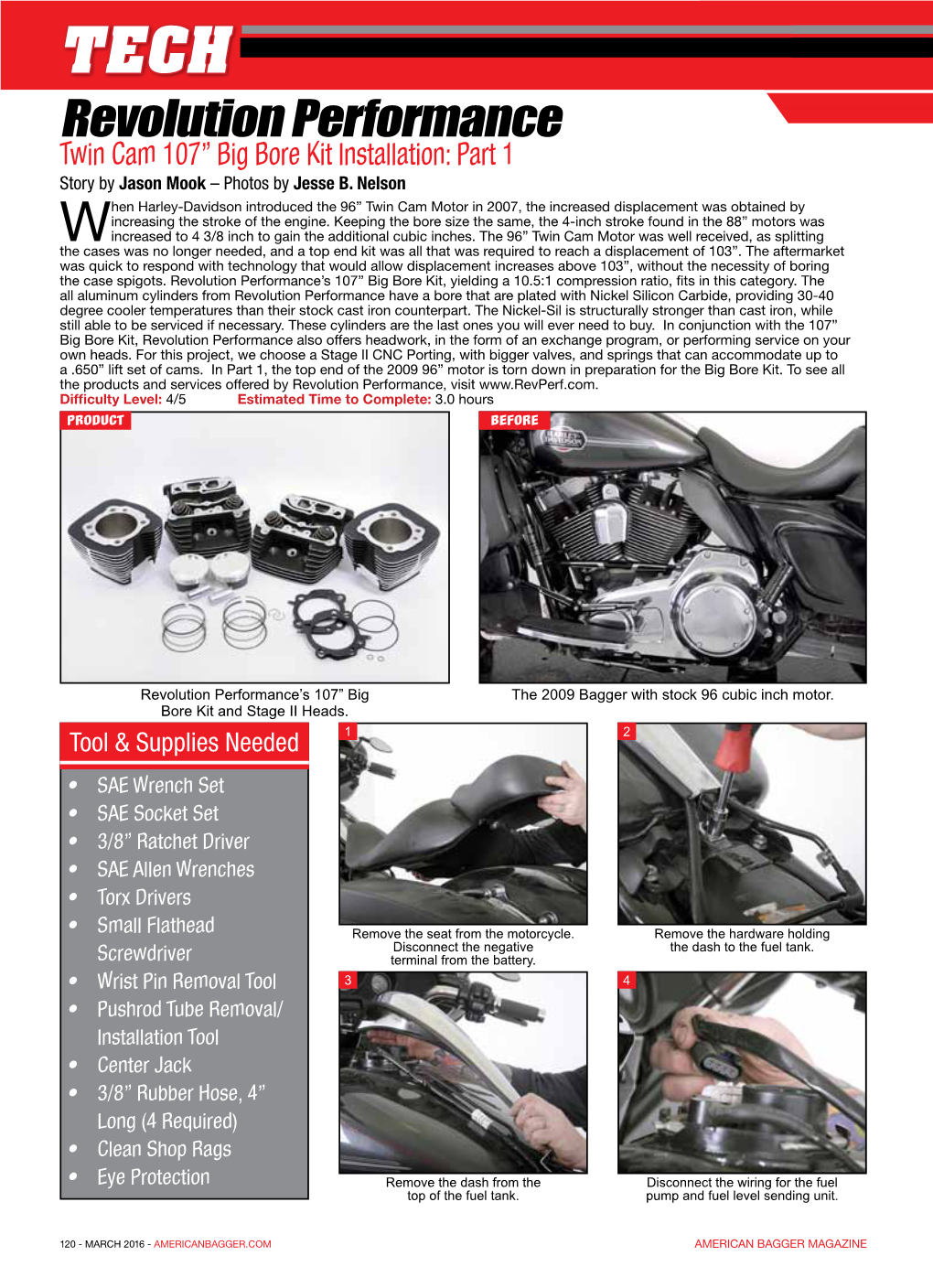 Twin Cam 107” Big Bore Kit Installation: Part 1 Story by Jason Mook – Photos by Jesse B