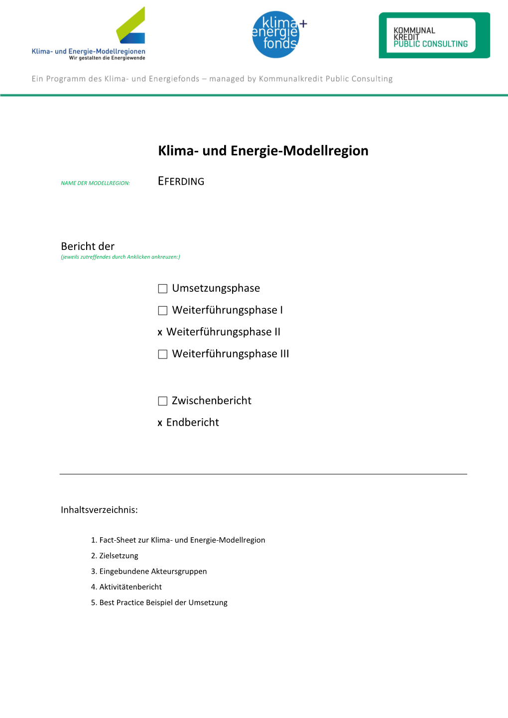 Und Energie-Modellregion