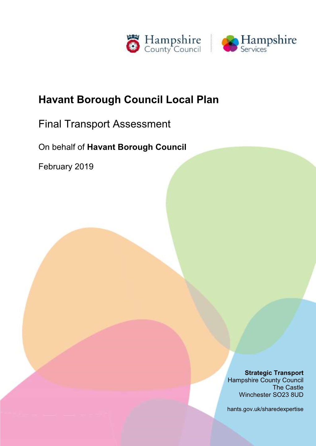 Havant Borough Council Local Plan Final Transport Assessment