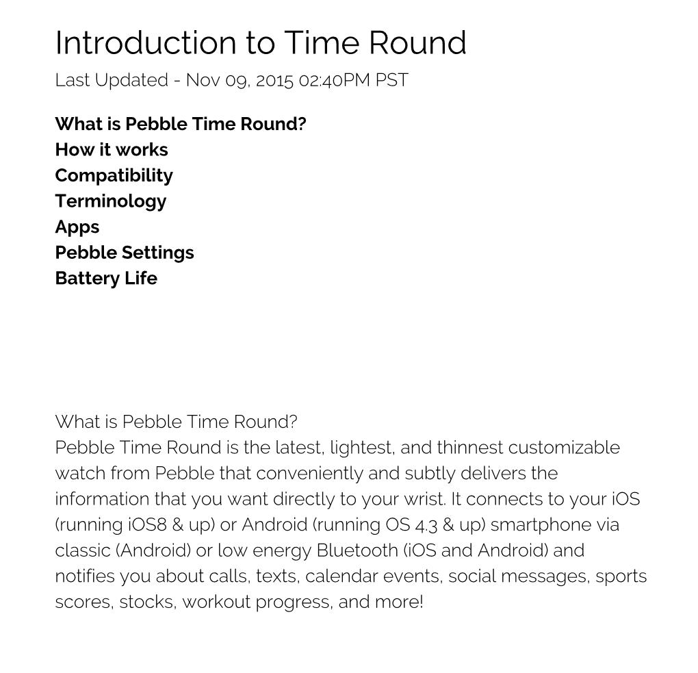 Introduction to Time Round Seite 1 Von 8