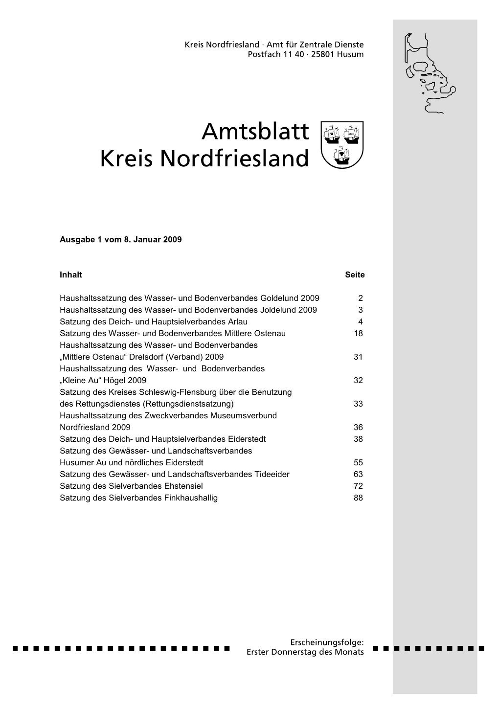 Amtsblatt Kreis Nordfriesland