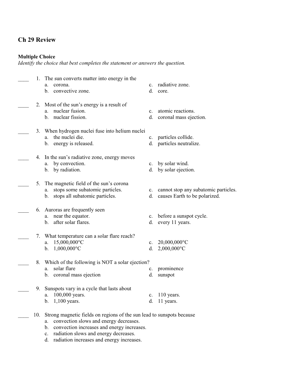 Identify the Choice That Best Completes the Statement Or Answers the Question s5