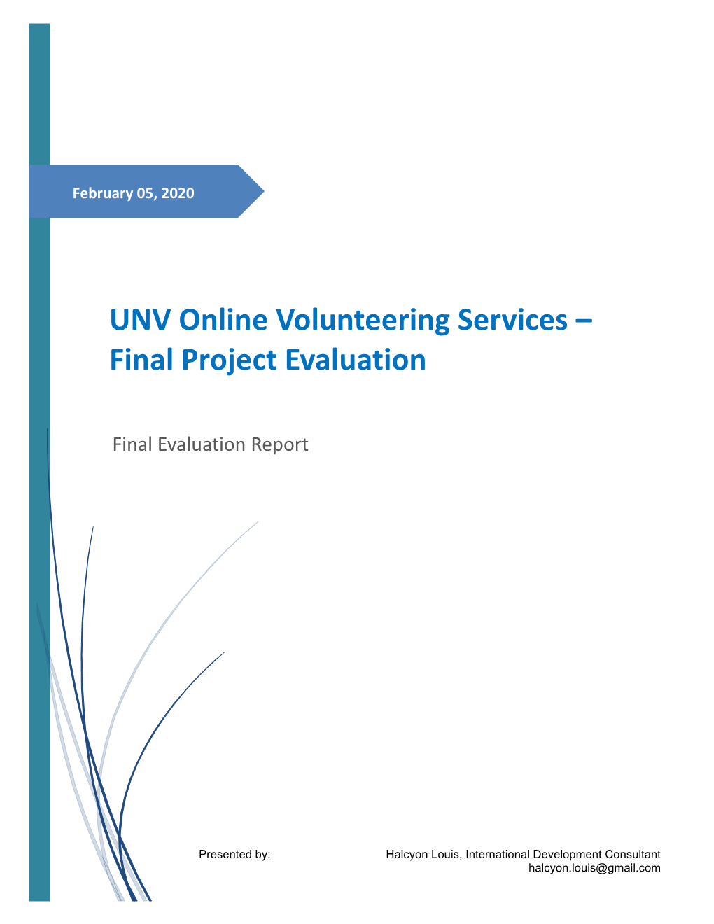 UNV Online Volunteering Services – Final Project Evaluation