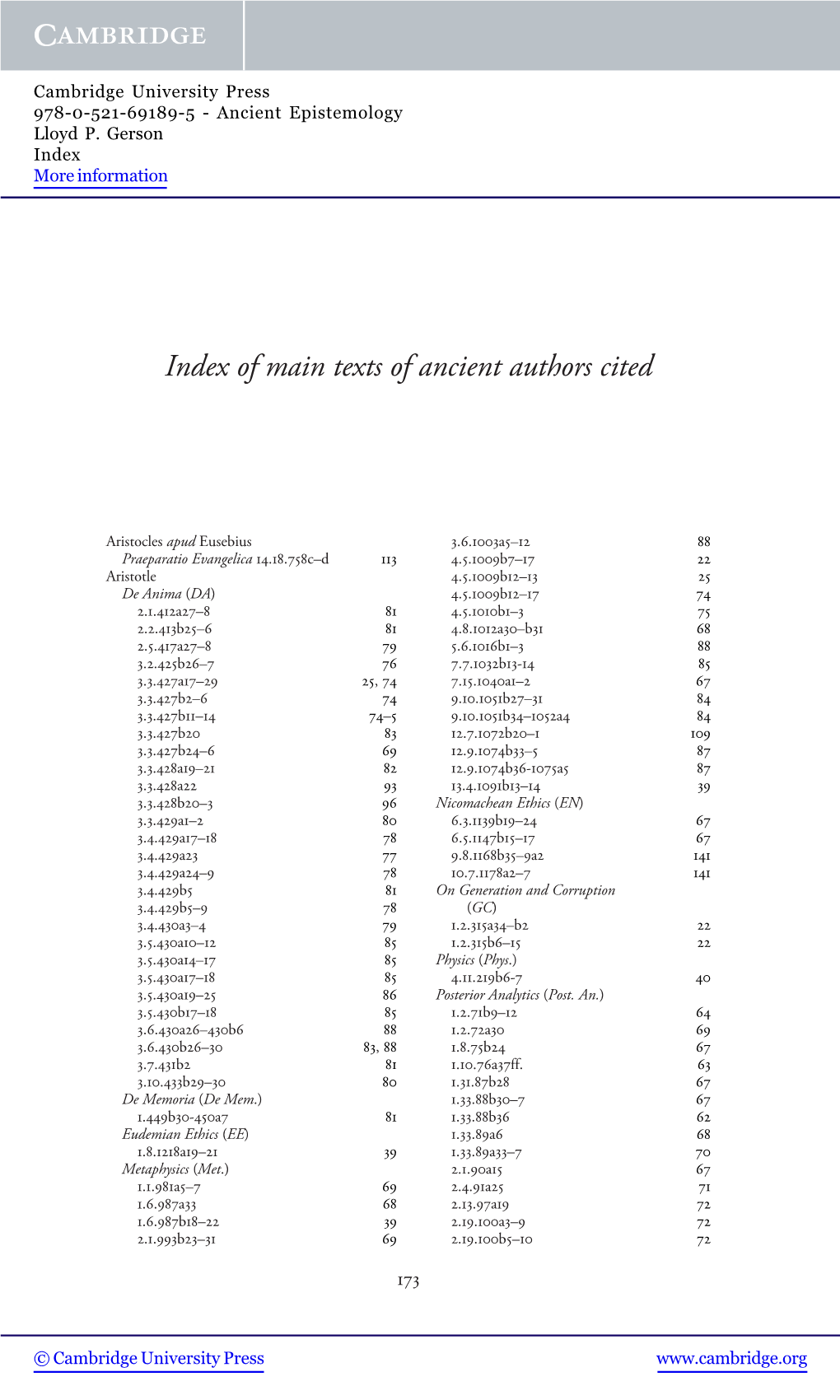 General Index