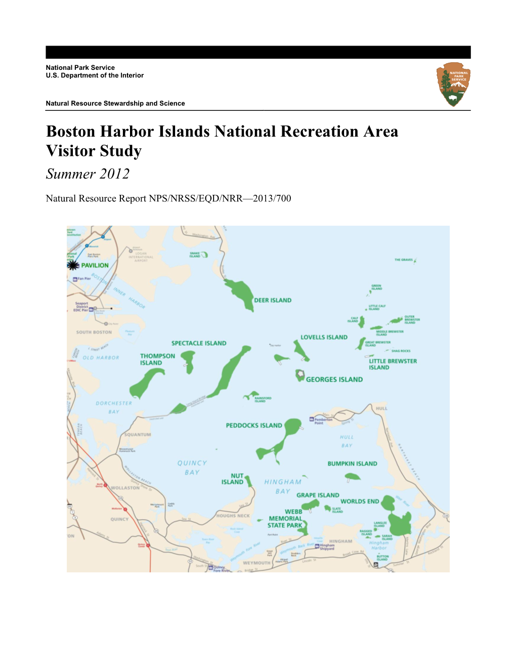 Boston Harbor Islands National Recreation Area Visitor Study Summer 2012