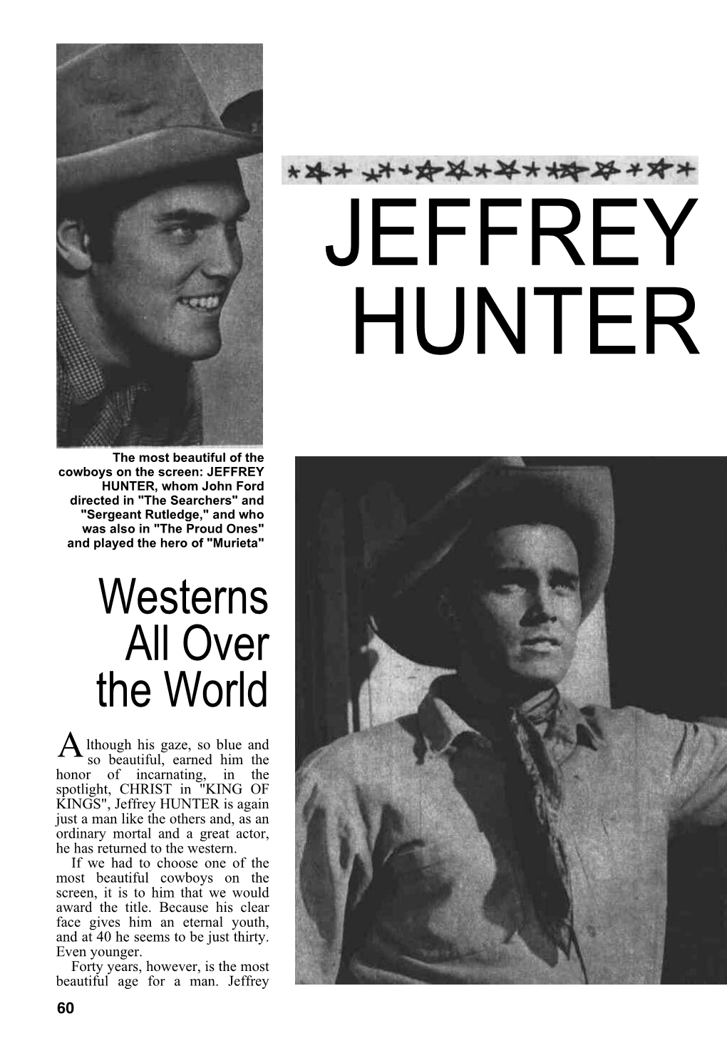 A Tribute to Jeffrey Hunter