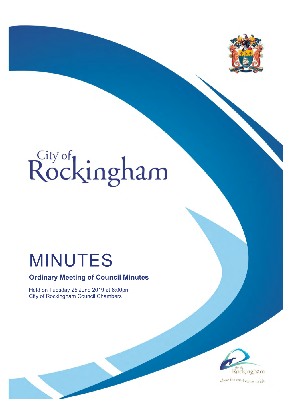 MINUTES Ordinary Meeting of Council Minutes