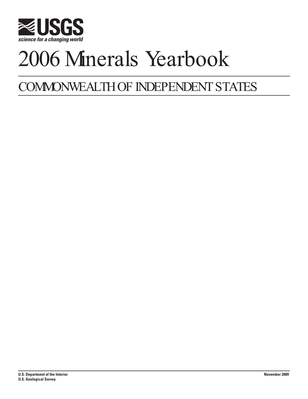 The Mineral Industries of the Commonwealth of Independent