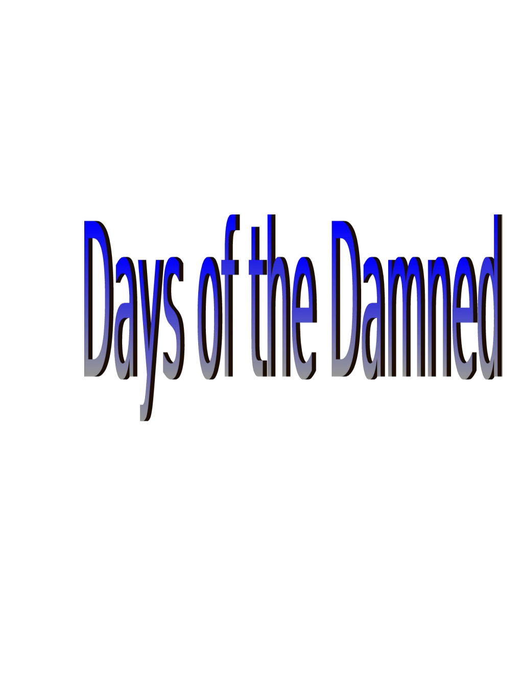 Days of the Damned