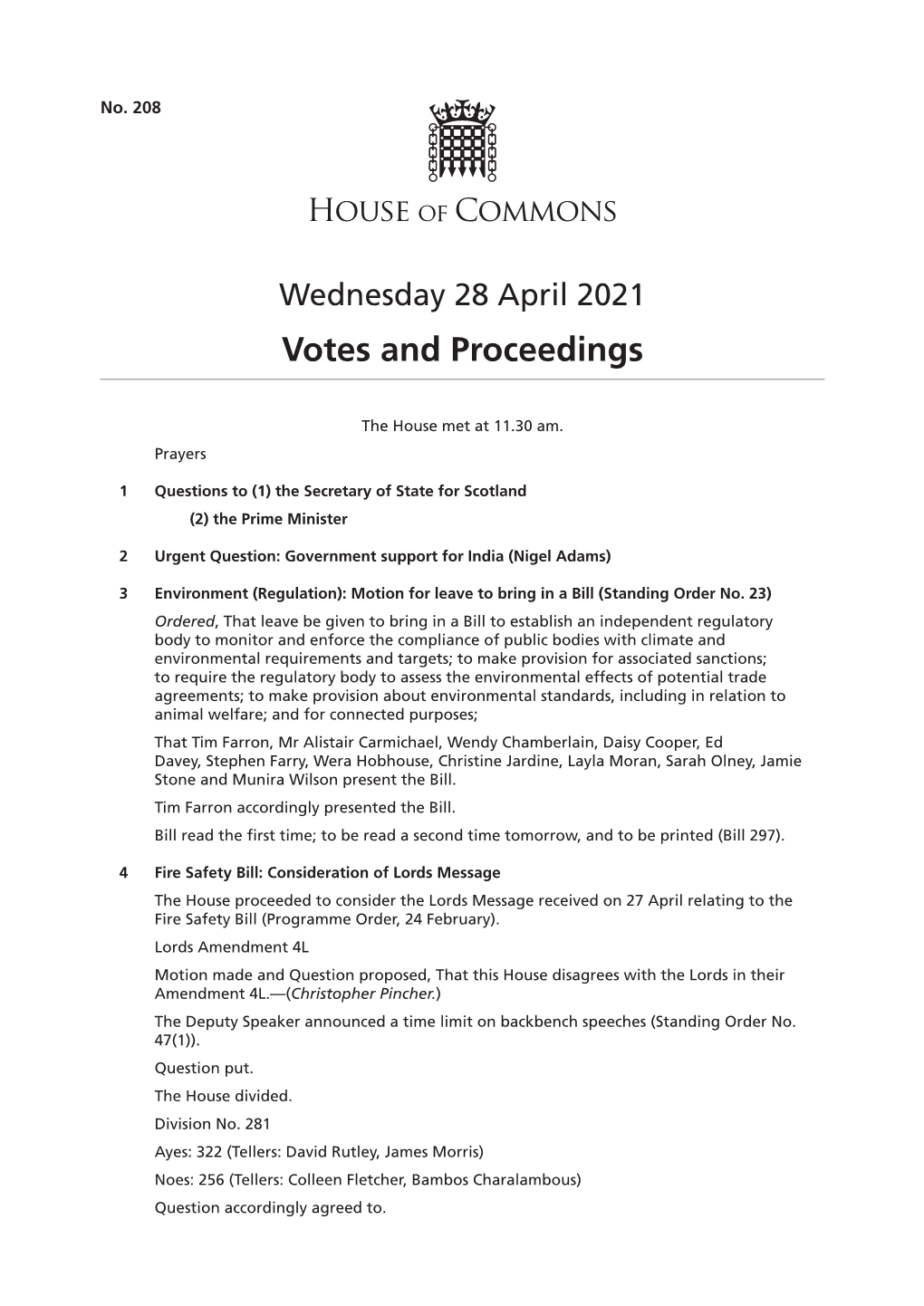 View Votes and Proceedings PDF File 0.03 MB