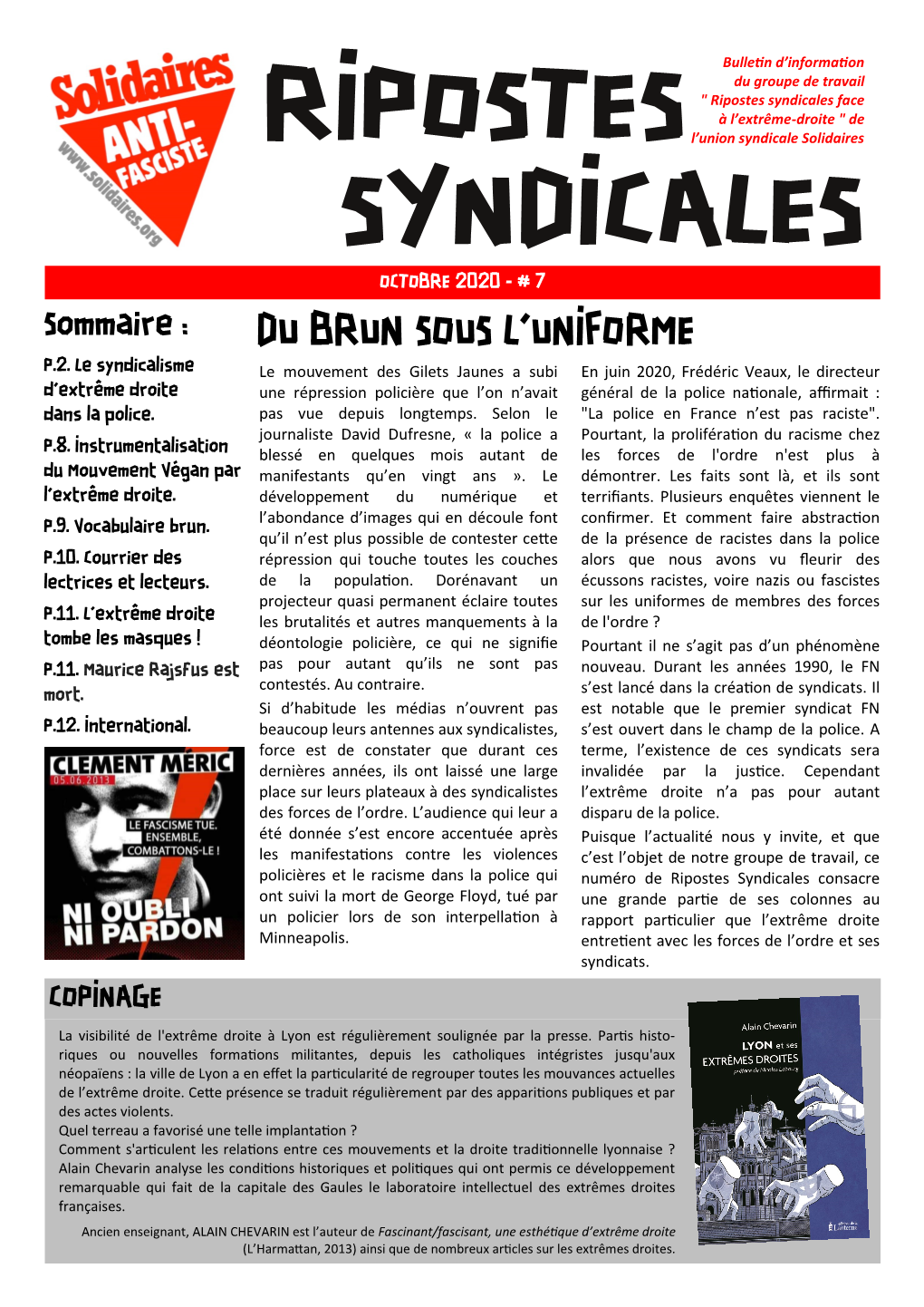 Syndicales Ripostes
