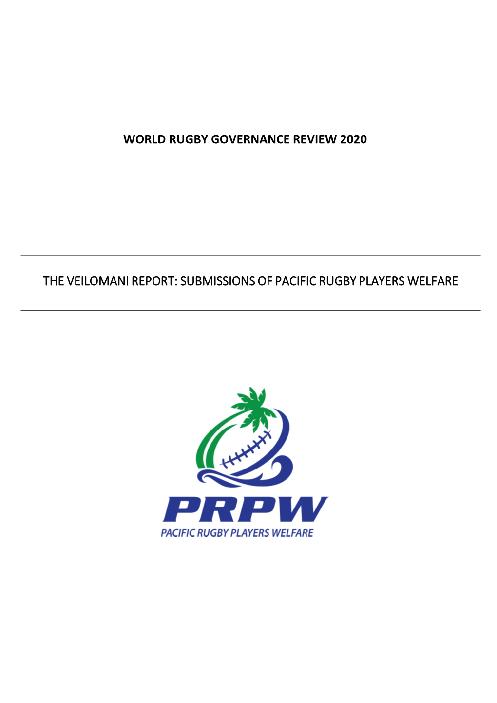World Rugby Governance Review 2020