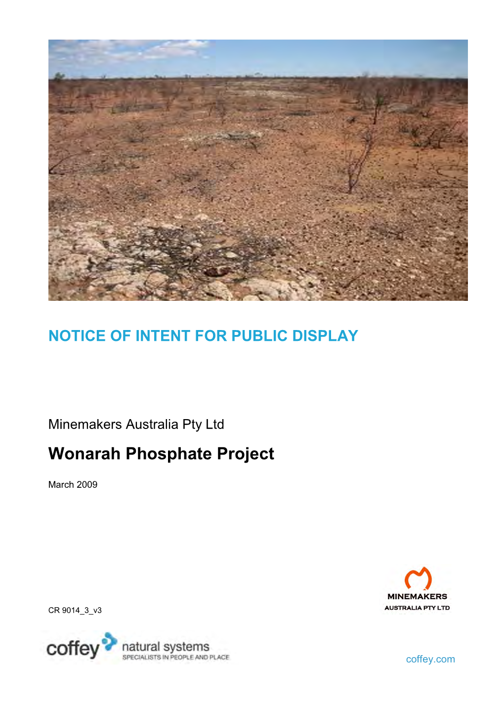 Wonarah Phosphate Project