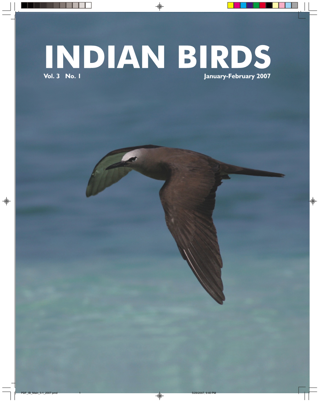 Indian Birds Vol. 3 No. 1 (January–February 2007) 1