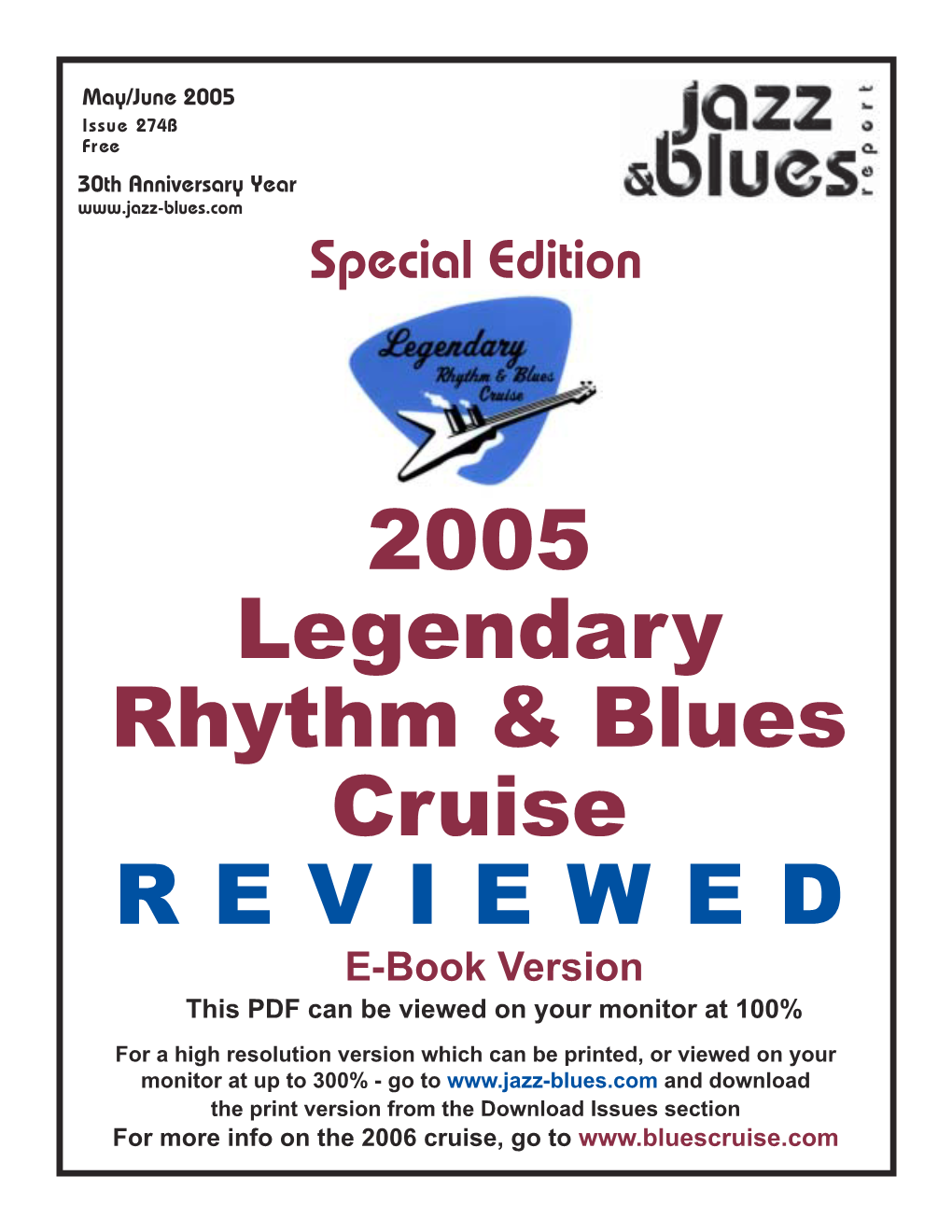 2005 Legendary Rhythm & Blues Cruise REVIEWED