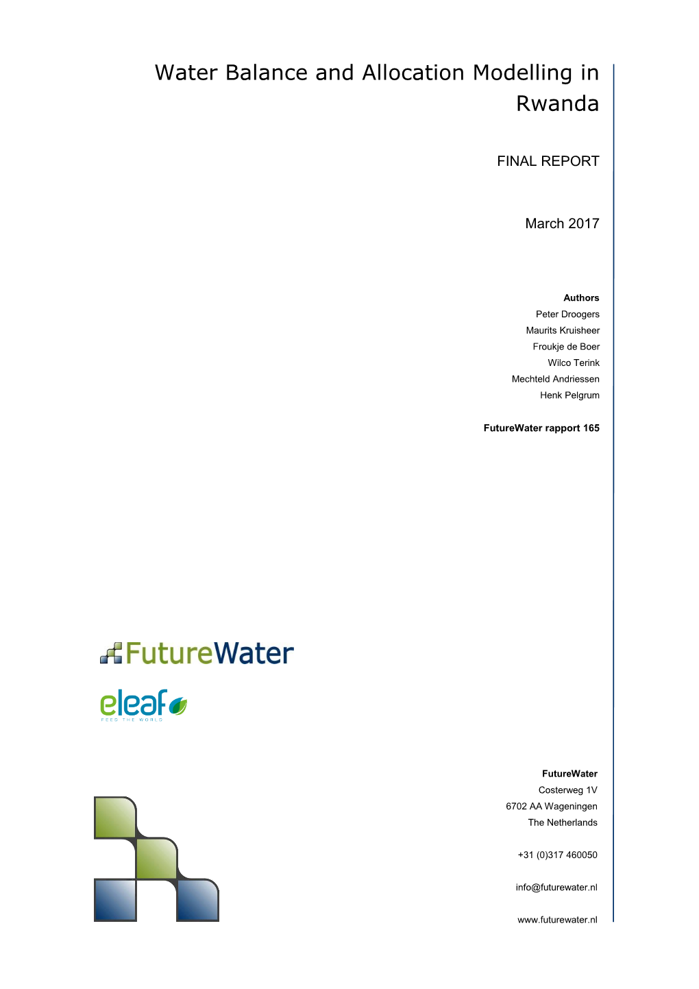 Published in 2014 by Ministry of Finance and Economic Planning, National Institute of Statistics of Rwanda