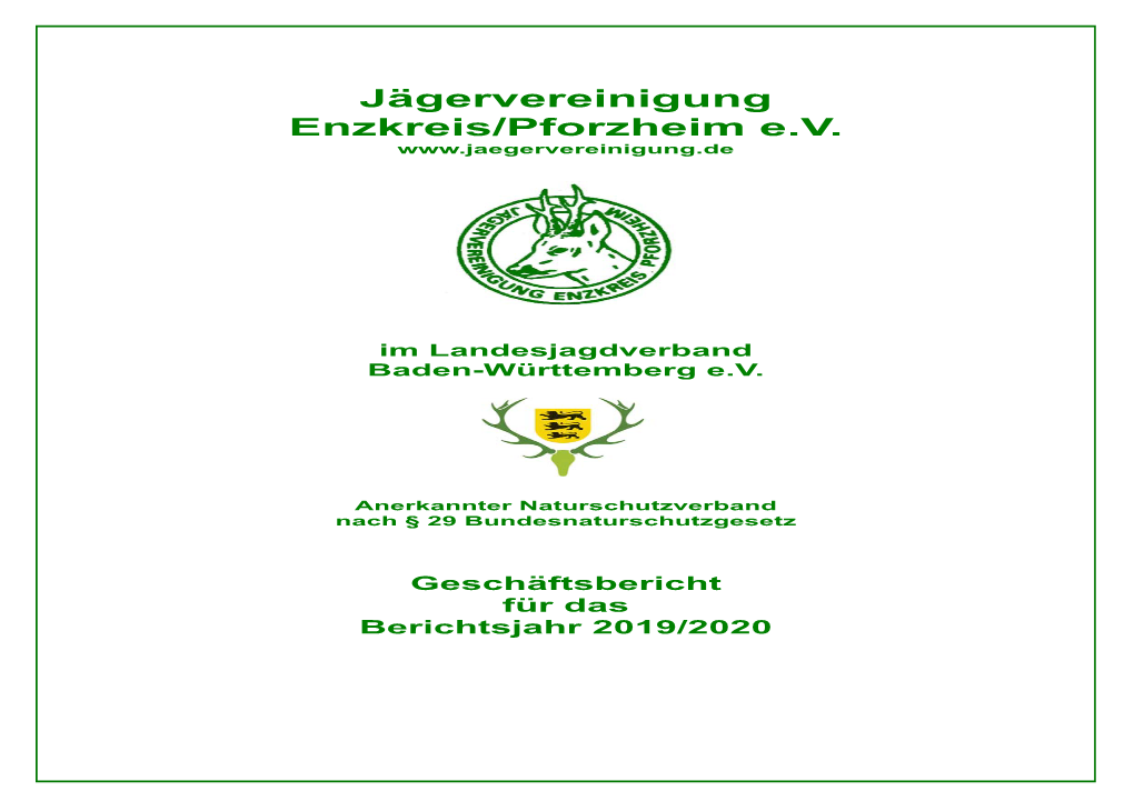 Jägervereinigung Enzkreis/Pforzheim E.V