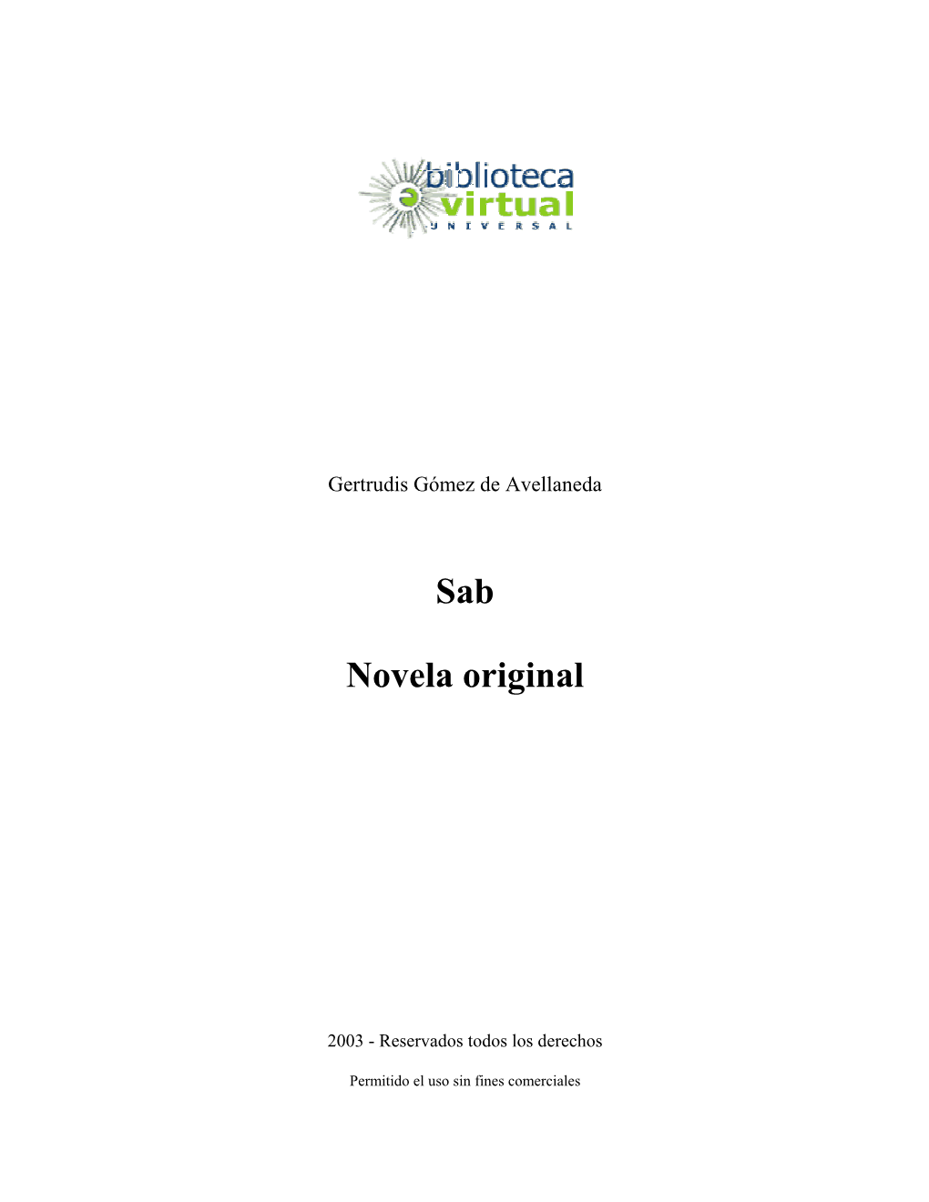 Sab Novela Original