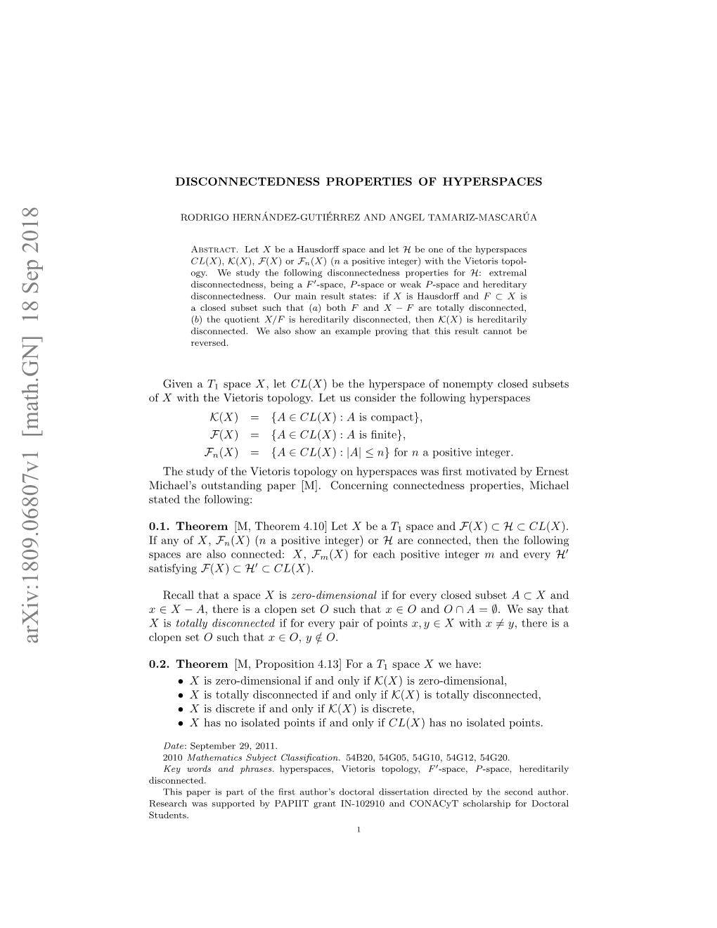 Disconnectedness Properties of Hyperspaces 3