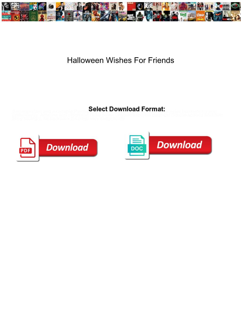 Halloween Wishes for Friends