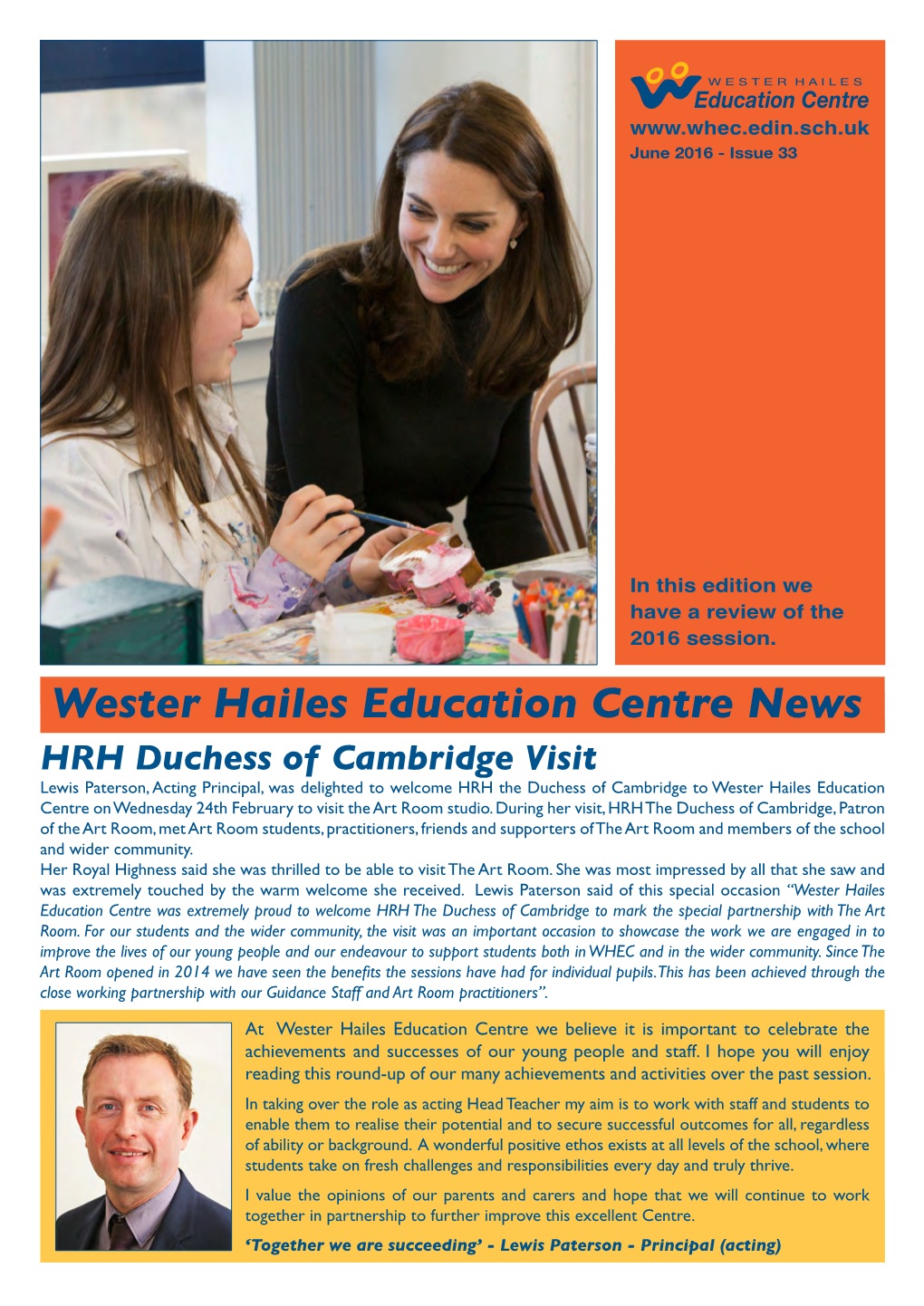 Wester Hailes Education Centre News