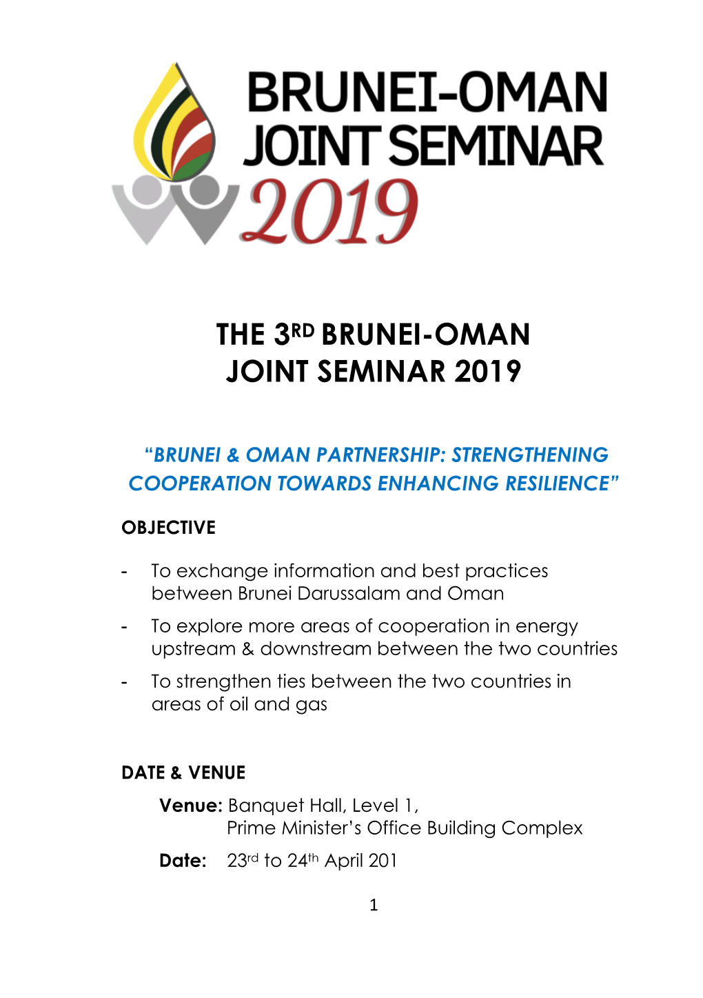 The 3Rd Brunei-Oman Joint Seminar 2019