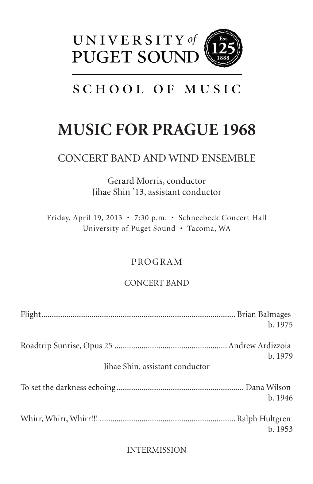 Music for Prague 1968