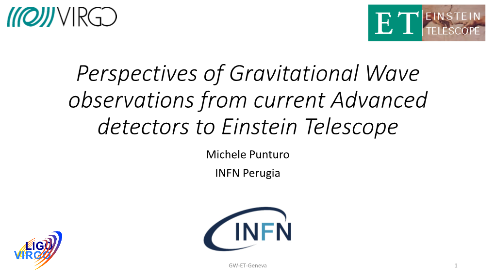 Detection of Gravitational Waves