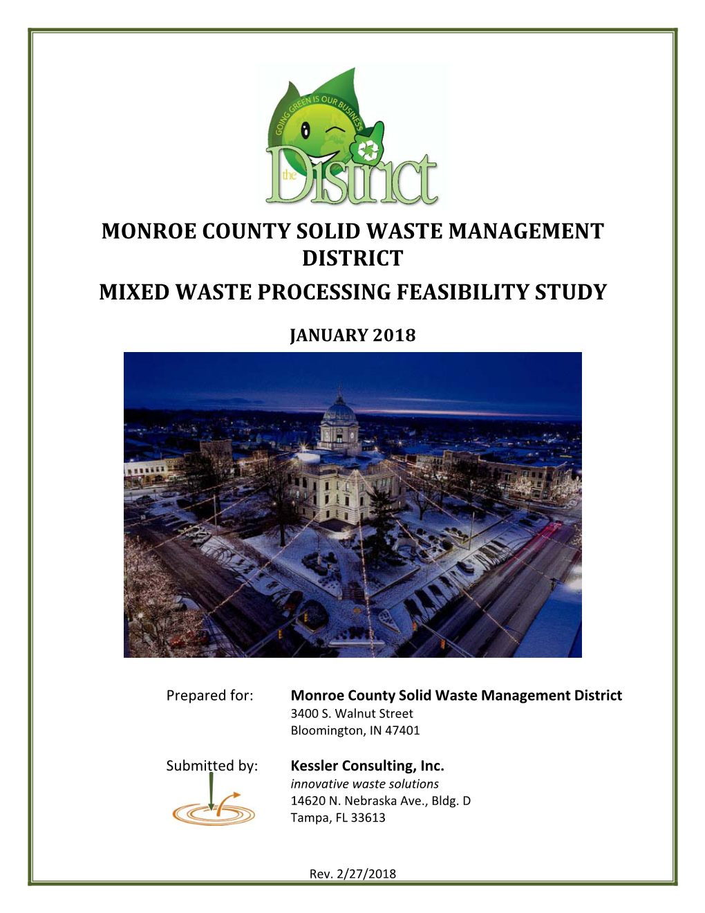 Mixed Waste Processing Feasibility Study