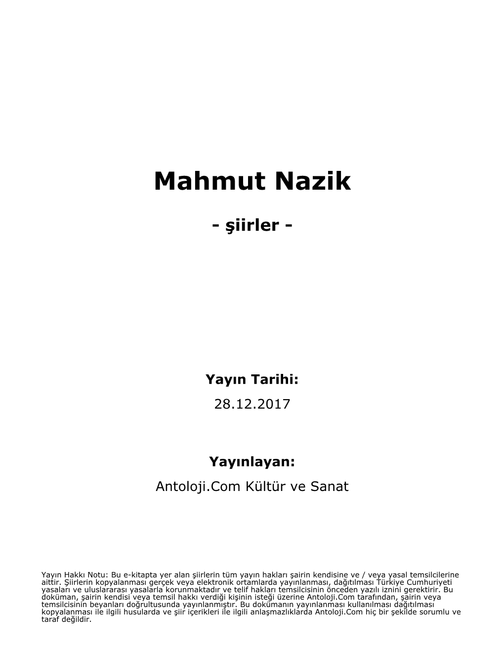 Mahmut Nazik